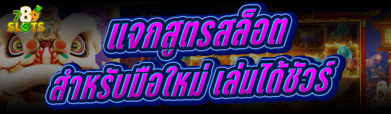 แจก สูตรสล็อต สำหรับมือใหม่ เล่นได้ชัวร์