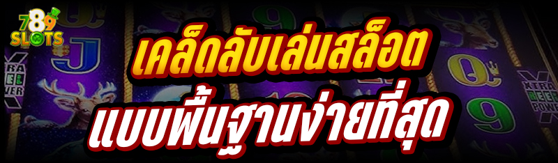 เคล็ดลับเล่นสล็อต แบบพื้นฐานง่ายที่สุด